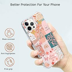 Light Pink Indie Aesthetics Collage Case Compatible