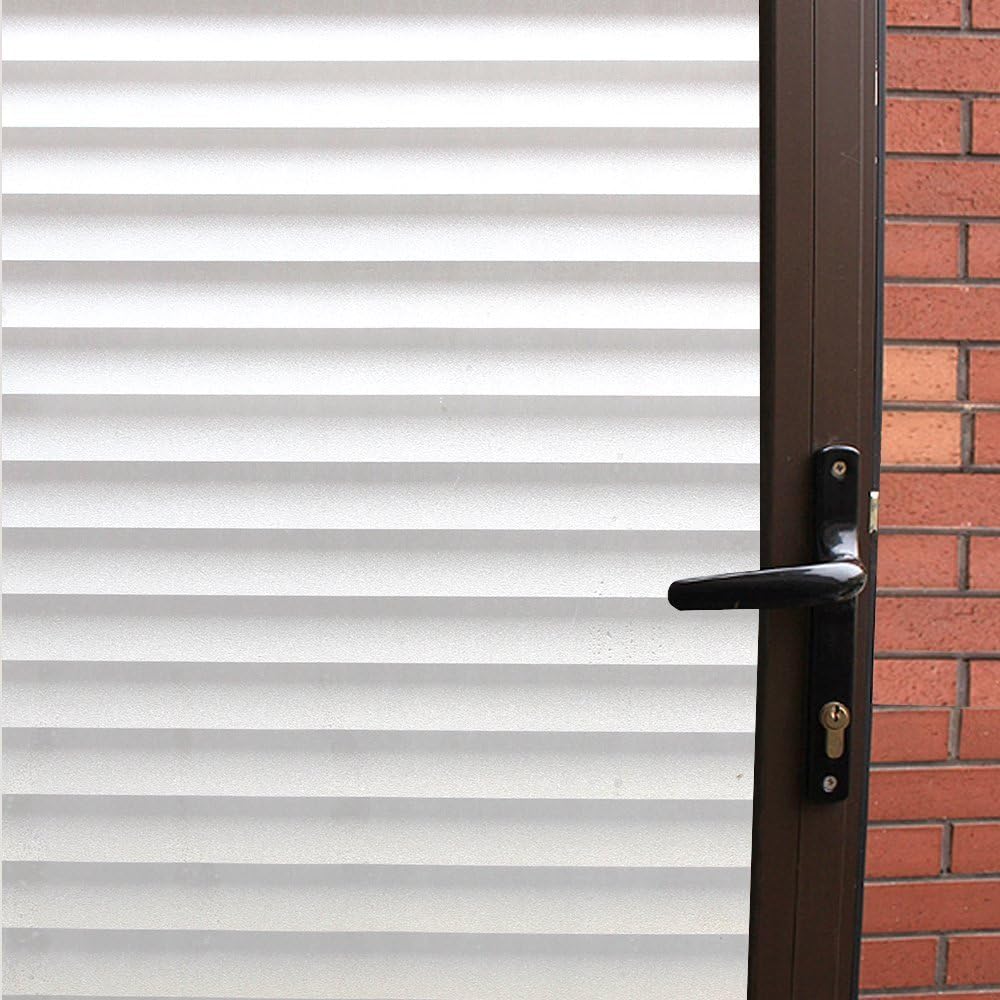 Zindoo Privacy Window Film Window Covering Static Cling Frosted Window Stickers Glass Film Window Vinyl 44.5 * 200CM