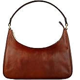 Time Resistance Leather Handbag - Full-Grain Leather Purse for Women – Shoulder Bag Made in Italy