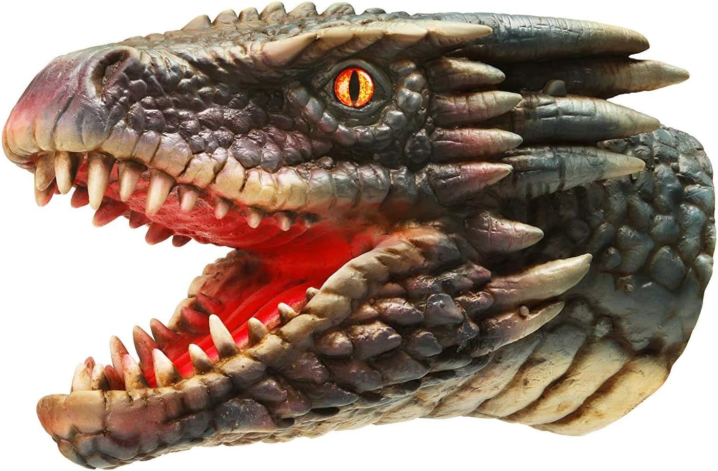 Dragon Hand Puppet Realistic Latex Rubber Animal Head Hand Puppets for Kids Boys BigaMart