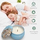 Yinuo Mirror 12 Scented Soy Candle Set 70 g Each Gift Box Floral view 3