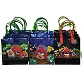 Angry Birds Birthday Supplies Angry Birds Space Party Favor Goodie Gift Bags Small 12 Pack