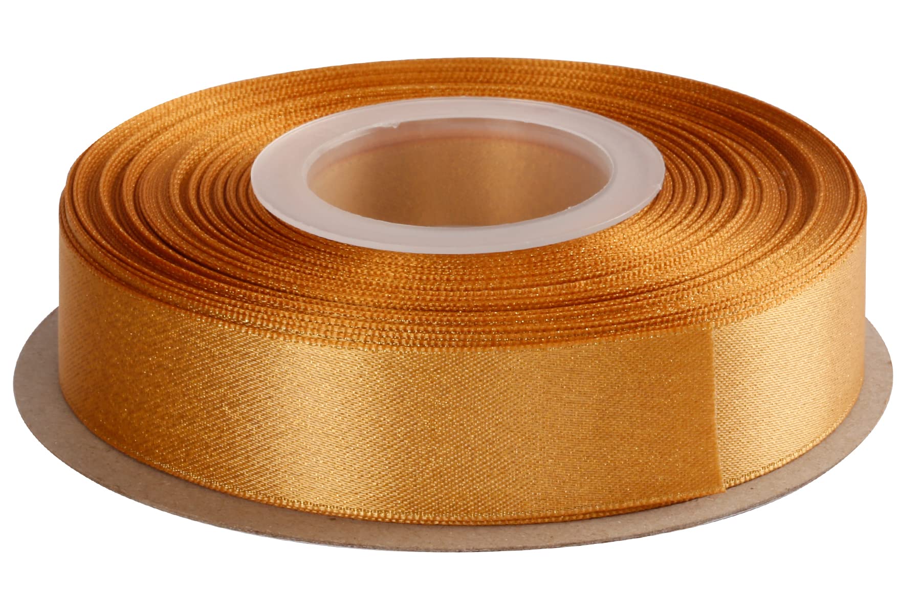 Joycrosso Old Gold Double Faced Glitter Ribbon, Luxury Gold Purl Ribbon, 22mm x 22 Meters, Great for Gift Wrapping Wedding Decoration Floral Arrangement