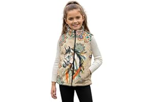 Guosanchn Vest for Toddler Girls 2-12 Years Old Back to School Clothes