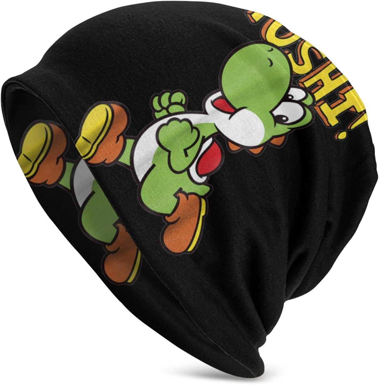 SUMT4men Yoshi Jump Knitted Men and Women Skull Cap, Beanie