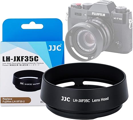 Amazon Com Jjc Black Metal Bayonet Lens Hood For Fujinon Xf 35mm