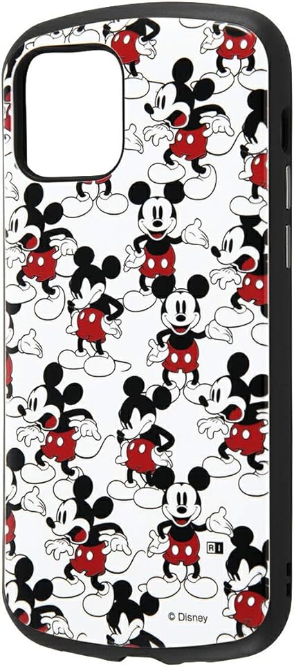 Amazon Iphone 12 Iphone 12 Pro ディズニーキャラクター 耐衝撃ケース カバー Mia ストラップ ホール 付き 防塵加工 傷に強い ミッキーマウス 総柄 ケース カバー 通販