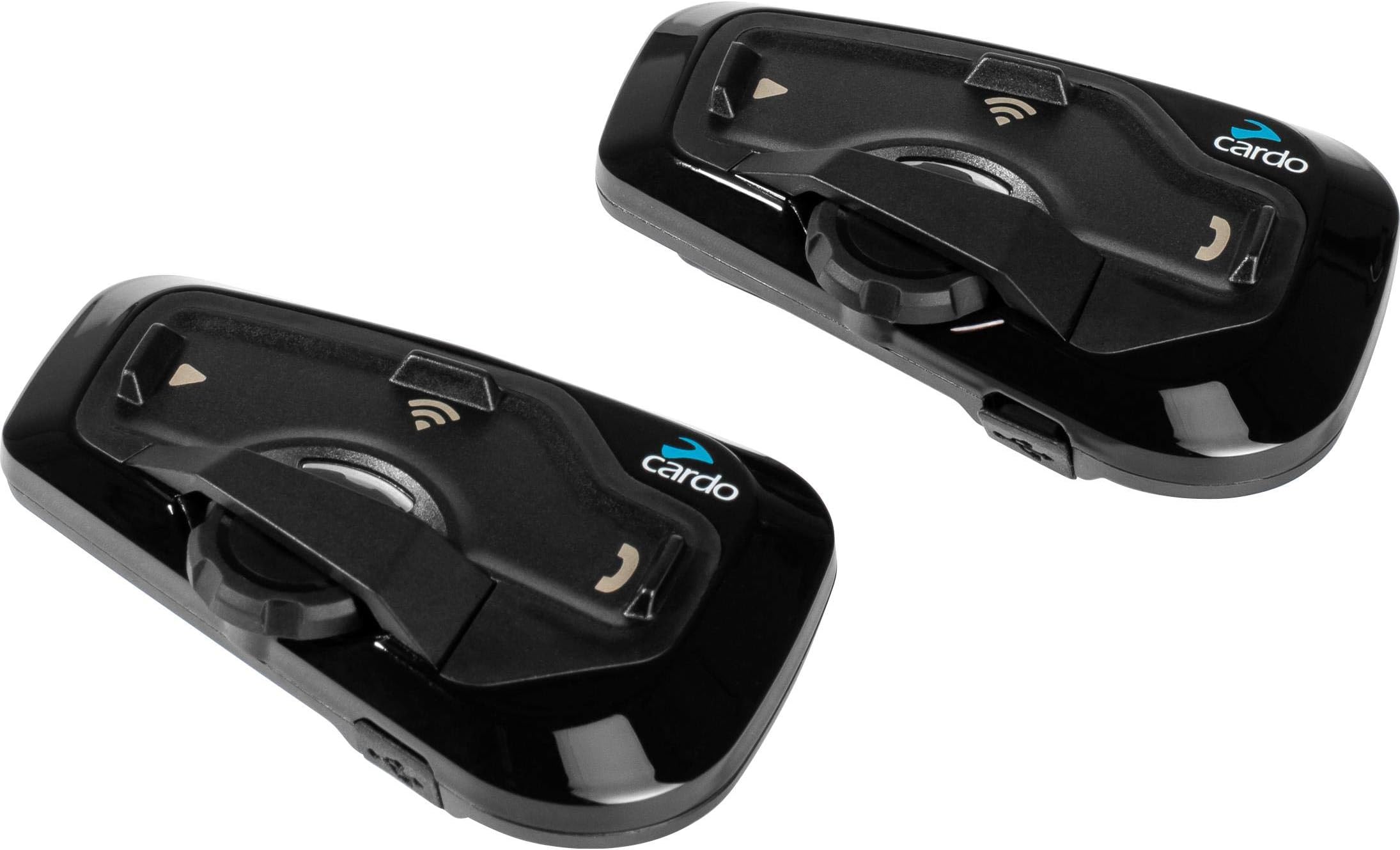 Cardo Freecom 4+ Duo Unisex Motorcycle Communication Device Multipurpose All Year Round Plastic Black One Size