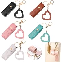 Jaxbo Lippenstift-Organizer Aus Leder, 2 Stück – Tragbare Mini-Tasche Mit Reißverschluss Für Lippenstifte & Kleinigkeiten