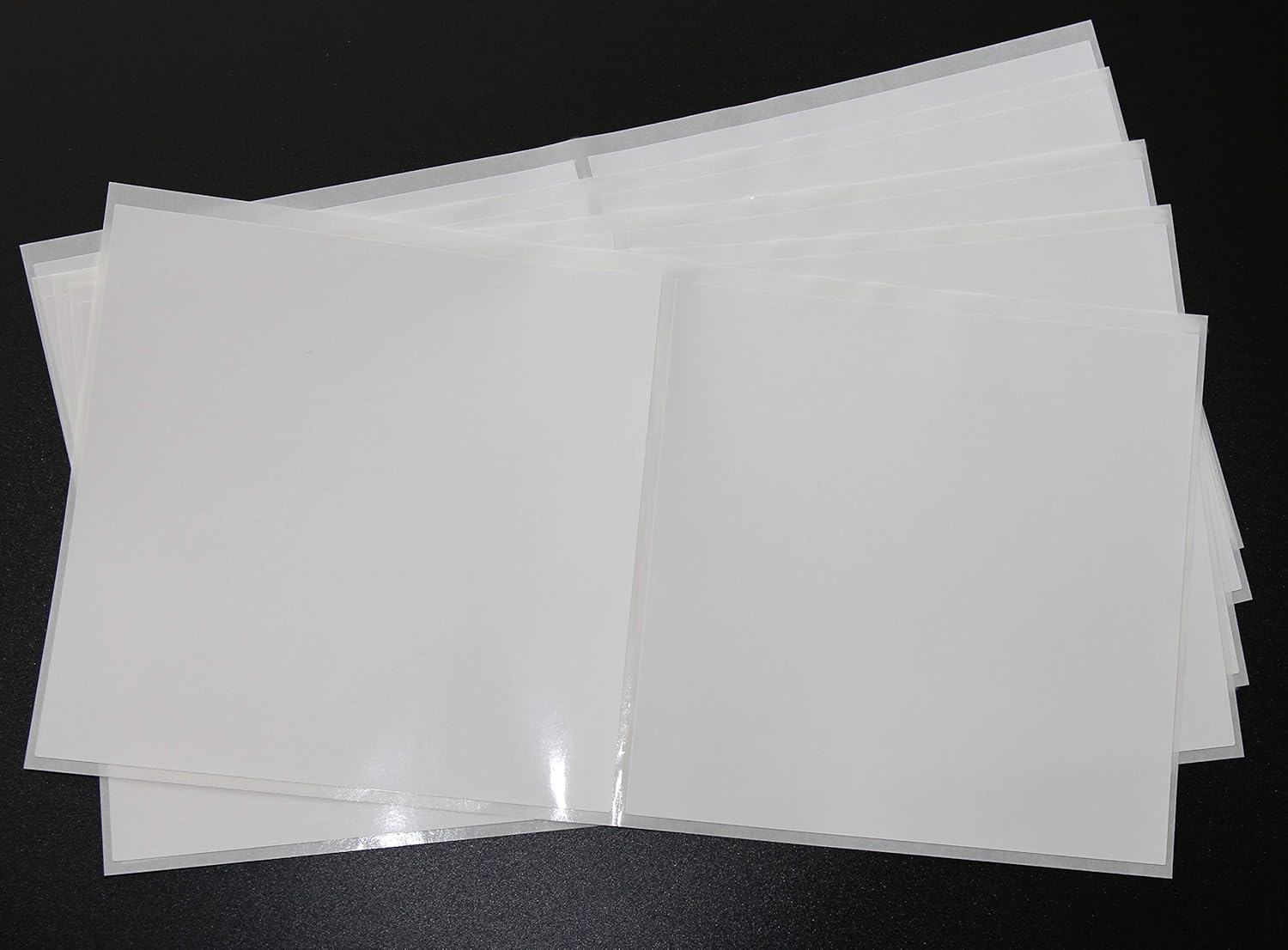 50 White Tile Stickers 6x6 Inch (15x15cm) for Kitchen Bathroom Wall DIY Stick On Peel N Stick Style Decals Transfers Gloss White - Image 3