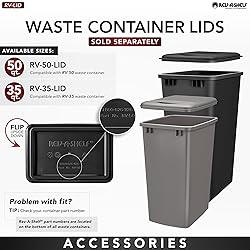 Rev-A-Shelf Double Pull-Out Trash Can for Under