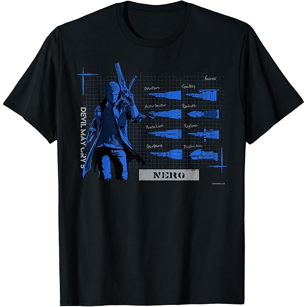 Amazon.com: Devil May Cry20th Dante T-Shirt : Clothing, Shoes