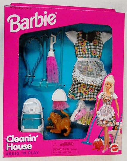 barbie vacuum set