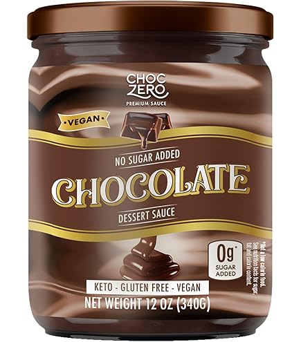 Amazon.com : ChocZero Keto Chocolate Sauce, Sugar Free Hot Fudge