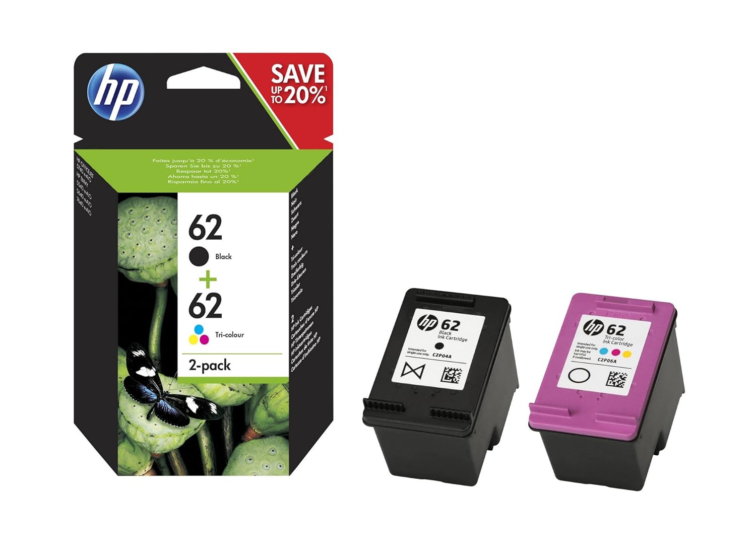 HP Pack de ahorro de cartuchos de tinta Original HP Negro Tricolor