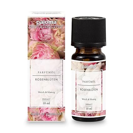 pajoma Parfümöl ''Rosenblüte'', 10 ml, feinste Parfümöle in Geschenkverpackung