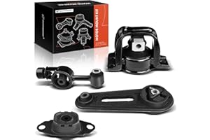 A-Premium Engine Motor Mount and Transmission Mount Kit Compatible with Nissan Versa 2007-2012, Cube 2009-2014, L4 1.8L, 4-PC