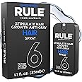 RULE Hair Growth Spray and Anti Grey Hair Treatment - Minoxidil Alternative Hair Regrowth Treatment for Men with Natural Hair Color Restorer - Topical Hair Growth Serum Helps Stop Hair Loss, Thinning
