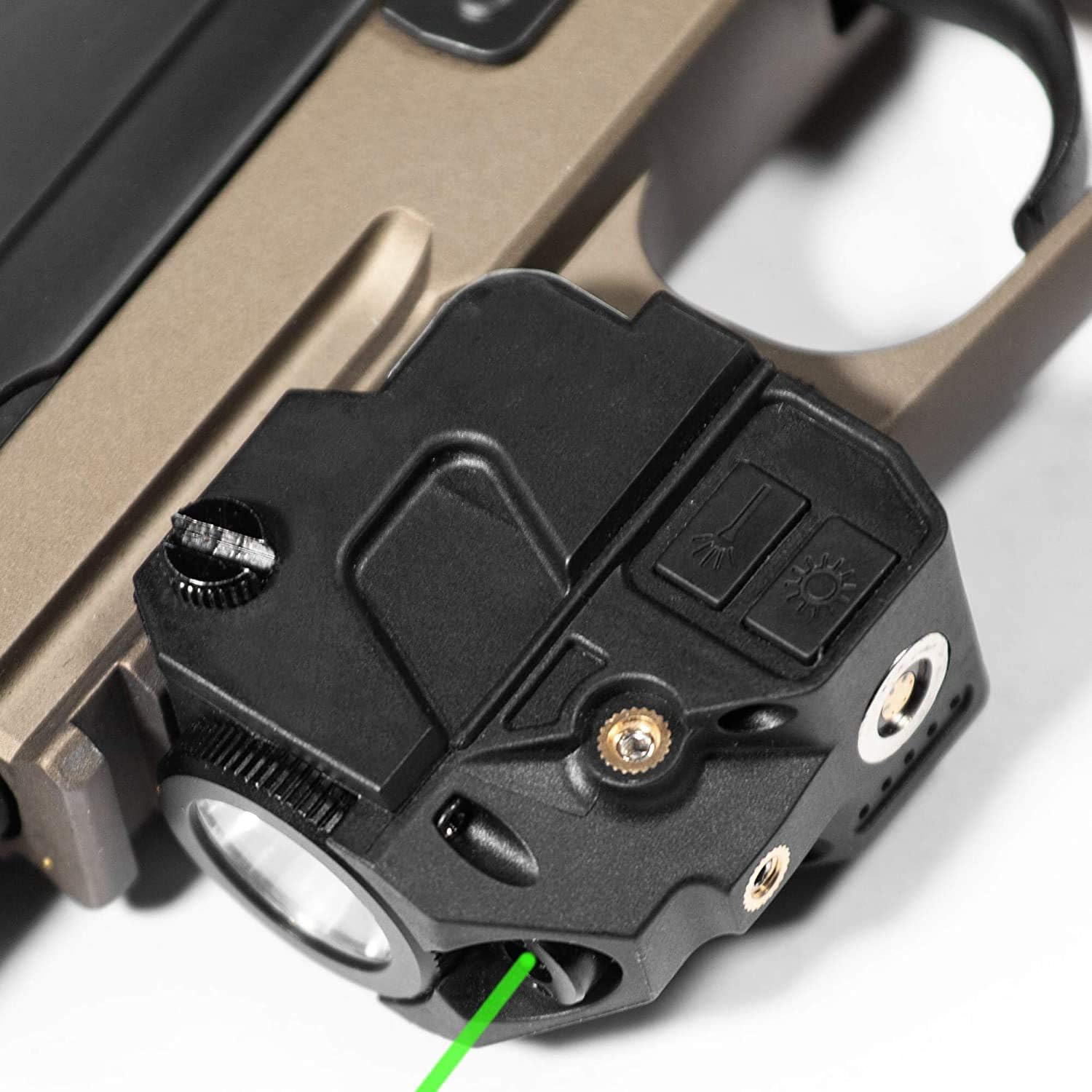 Firefly V2 Flashlight Laser Sight | Strobe Function | Combat Veteran Owned Company | Pistols | Rifles | 220 Lumens | Magnetic Charging | Laser Flashlight Combo for Handgun Pistol Hand Gun | Gun Light