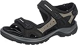 ECCO Women's Yucatan Sport Sandal, Black/Mole/Black