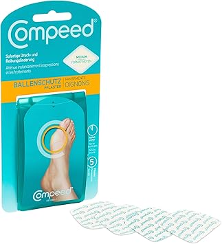 Compeed Ballenschutz Pflaster Hydrokolloid Pflaster Zur Schnellen Linderung Von Schmerzen Am Ballen Und Bei Hallux Valgus 5er Pack Amazon De Drogerie Korperpflege