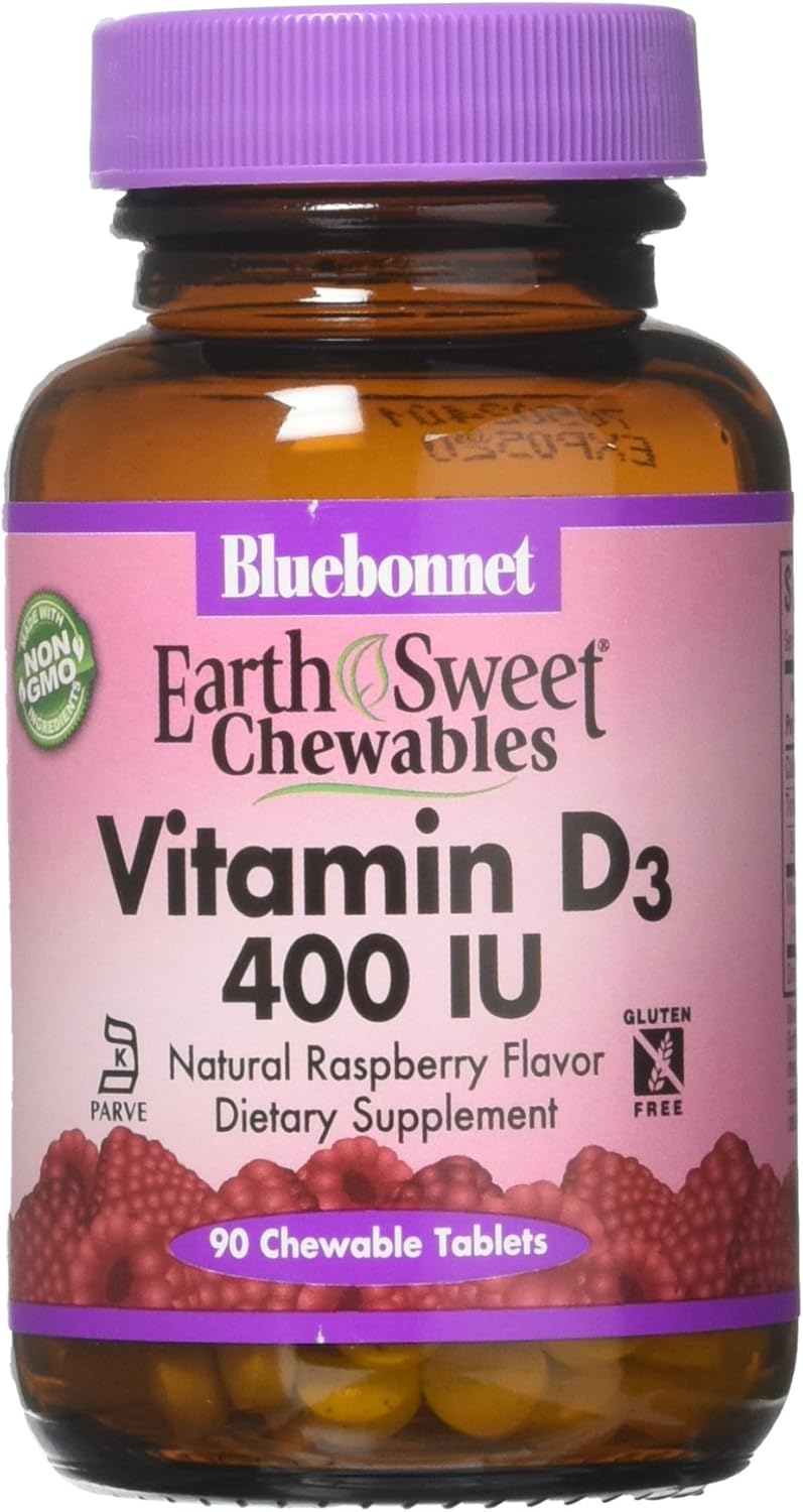 Nutrition Earth Sweet Vitamin D3 400 IU Chewable Tablets