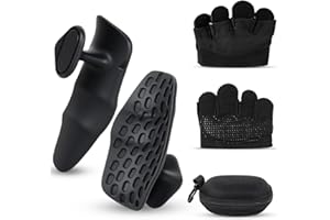 Anti-Slip Workout Grips Weight Lifting Gloves for Men Women, Ergonomic Rubber Hand Gloves, Simple Gloves for Strength Trainin