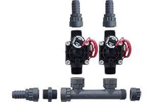 SPW Hunter PGV101-MM 2 Zone Dura Manifold Valve Kit with Flow Control - Barb PGV101MM (2 Zone)