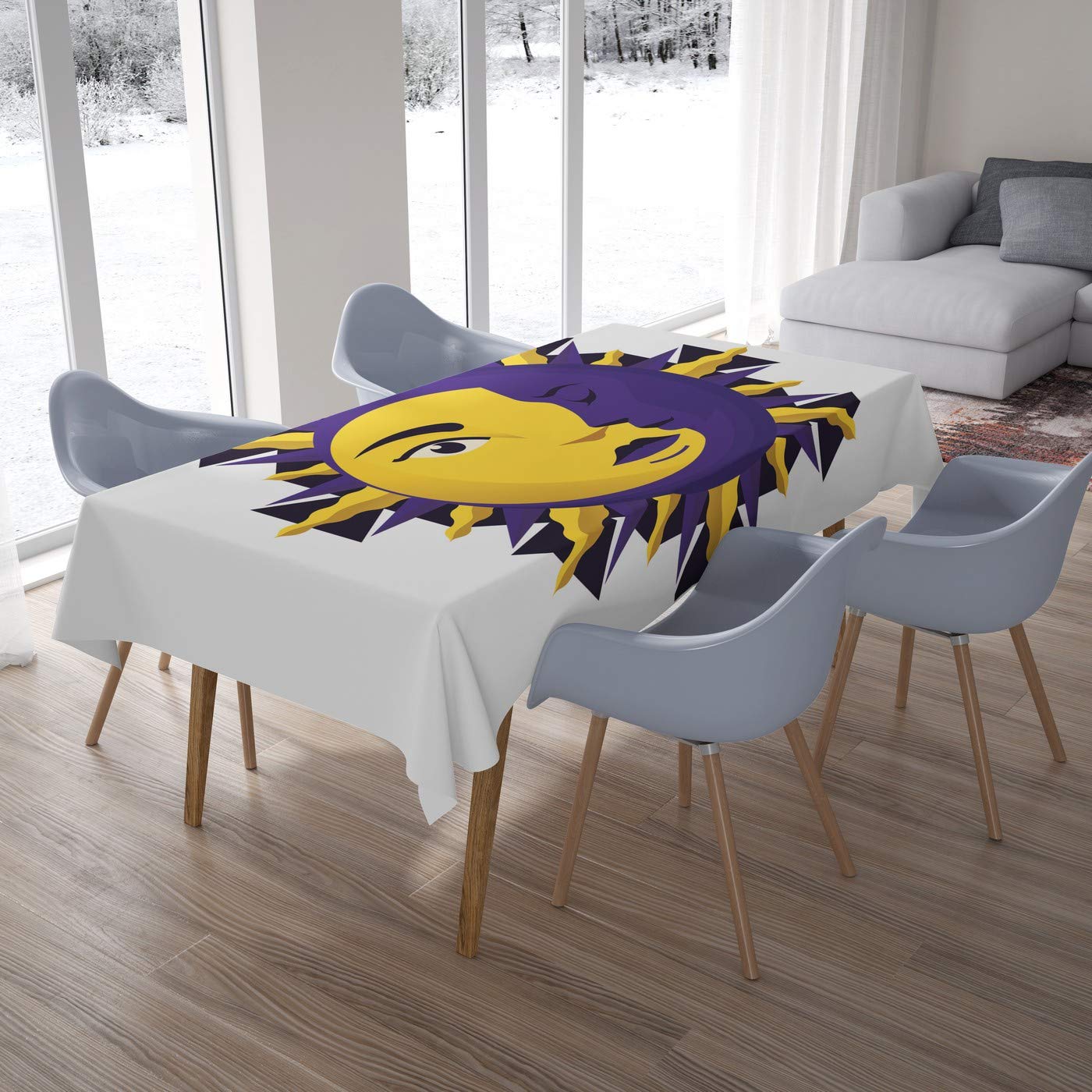 Bonamaison Kitchen Decoration, Tablecloth, 140cm x 200cm - Designed and Manufactured in Turkey