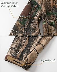 NAVEKULL Silent Hunting Clothes for Men Soft Shell