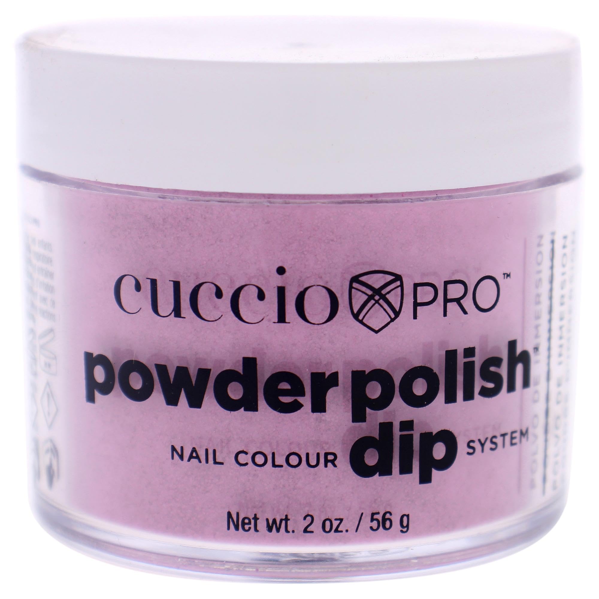 Cuccio - Pro Powder Polish Nail Colour Dip System - Deep Pink With Pink Glitter - for Women - Nail Powder - 2 oz