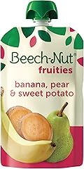 Beech-Nut Fruities Stage 2 Baby Food, Banana Pear & Sweet Potato, 3.5 oz Pouch