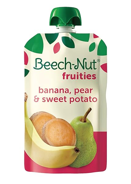 BEECH-NUT FRUITIES STAGE 2 BABY FOOD, BANANA PEAR...