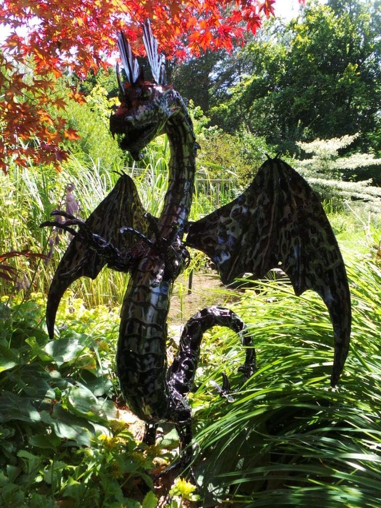 Bakers Dragon Garden Sculpture Made from Metal Amazon.co.uk Garden
