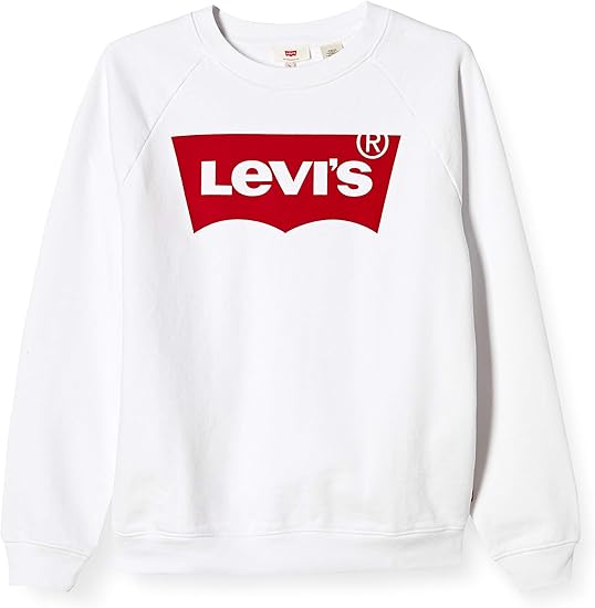 Amazon リーバイス バットウィング クルーネックスウェット レディース トレーナー パーカー 通販