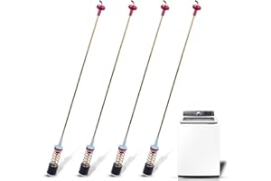 AZ4U 4pc Washer Suspension Rod Damper Assembly Replaces DC97-05280S For Samsung WA48J7700AW/A2 WA48H7400AP/A2 WA48H7400AW/A2 WA48J7770AP/A2 WA50F9A6DSW/A2 WA50F9A7DSP/A2 WA48J7770AW/A2 WA50F9A7DSP/A2