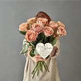 Siqian Friend Plaque Heart Hanging Gift Wood Decoration 10x10cm view 7