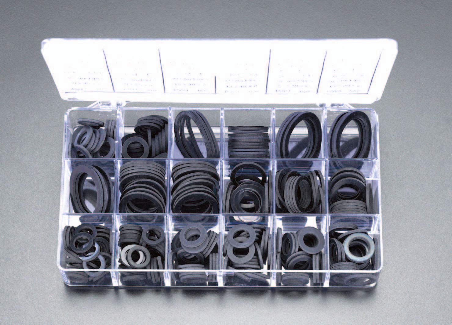 Amazon Co Jp エスコ ゴム平パッキンセット 10サイズ Ea423p 産業 研究開発用品