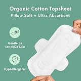 Rael Organic Cotton Cover Sanitary Towels Regular Absorbency with Wings view 4