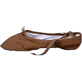 Bloch Dance Men's Pump Split Sole Canvas Ballet Slipper/Shoe Dance, Black 4 B US