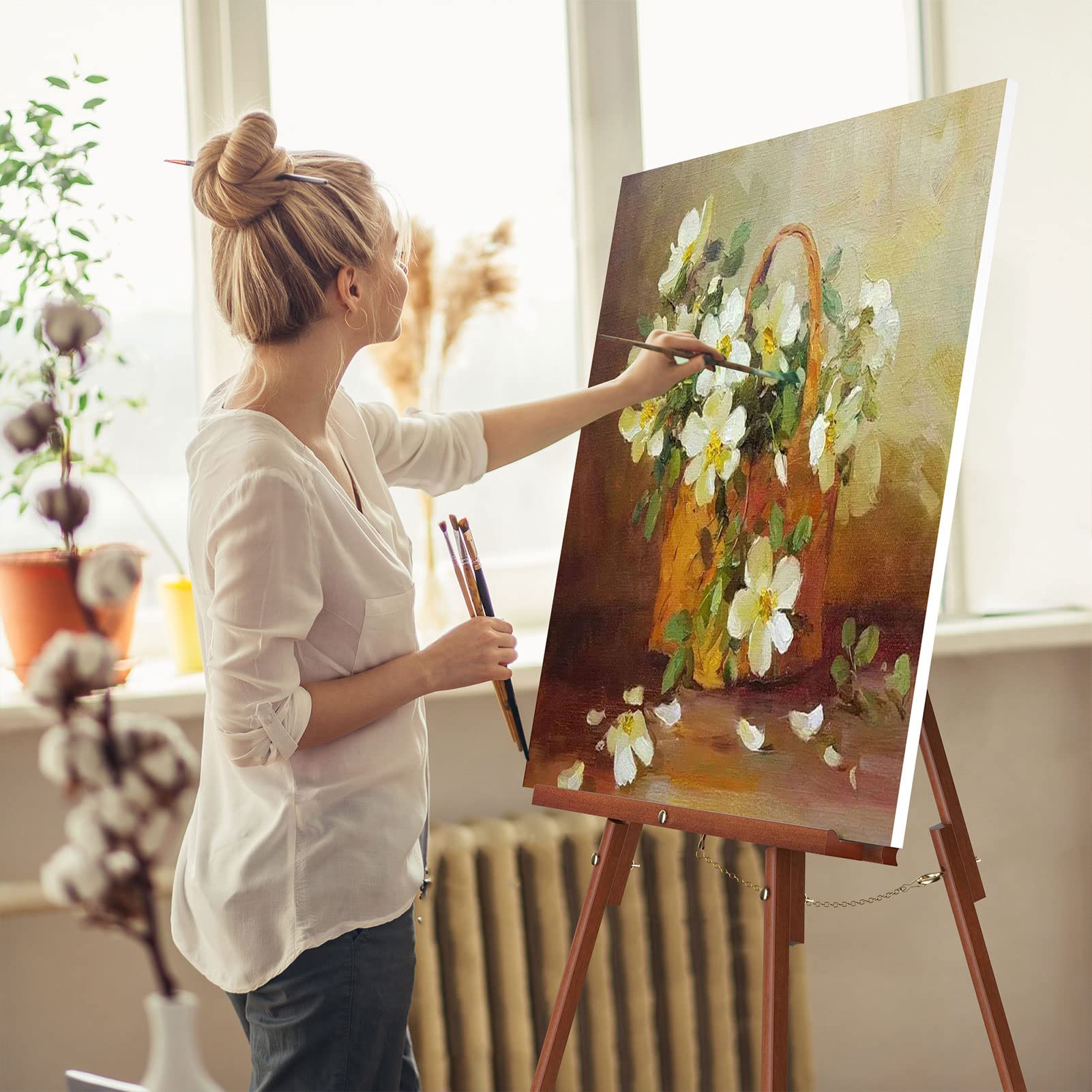 XvmeiMym Wooden Art Easel Stand - 63