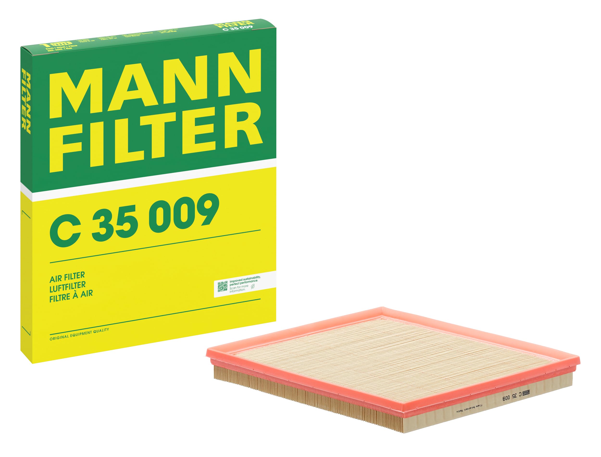 MANN-FILTER C 35 009 Air Filter - for Cars + Transporters