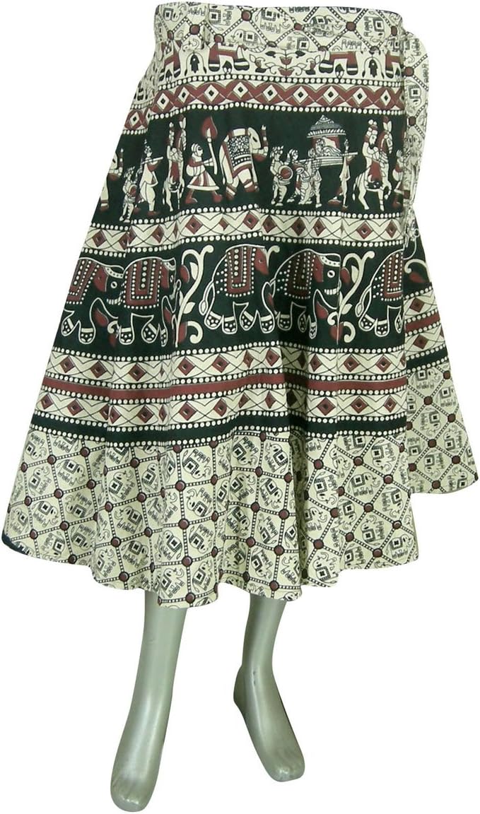 Indian Womens Clothing Designer Cotton Summer Skirt