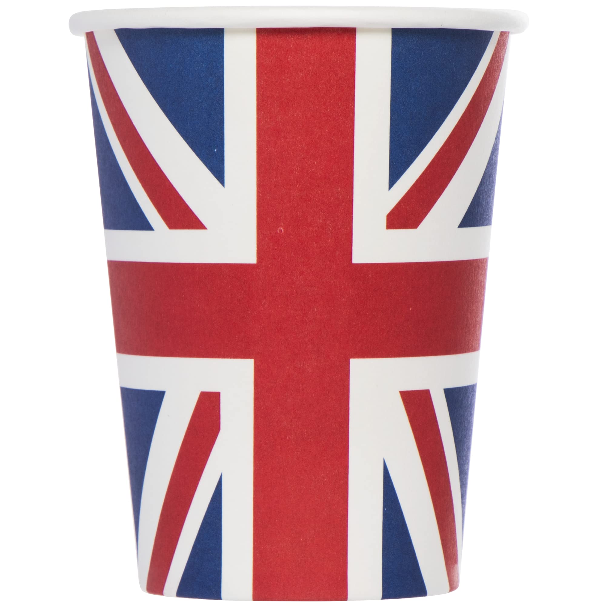 Baker Ross PJ142 20 Pack Union Jack Paper Cups - King's Coronation Party Cups from