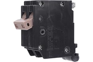 2-Pole 50A 3/4in Plug On Molded Case Circuit Breaker, Thermal Magnetic Protection 10 KAIC Fireproof Prevent Drop for Cutler H