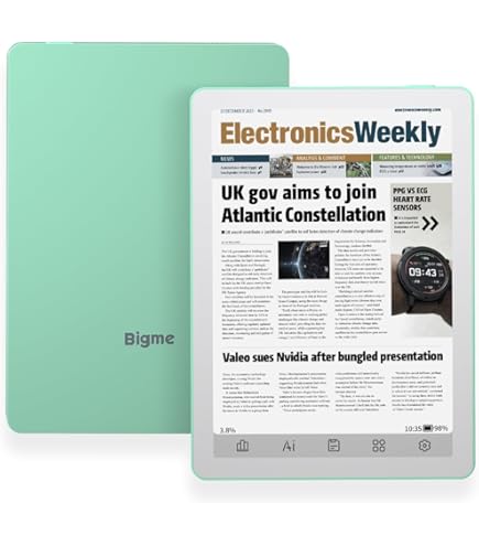 Amazon.com: Bigme B6 Color Ebook Reader, 6 Inch e-Paper Tablet