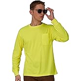 A-SAFETY High Visibility Safety Customize Logo Long Sleev T-Shirt (XS-6XL)
