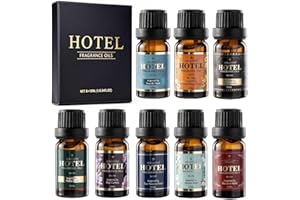AOLEIXIYA Hotel Diffuser Oil Gift Set - Inspired by 5-Star Hotel Fragrance Oil Set - My Way,Ritz Carlton,Westin White Tea,Baccarat,Four Seasons,Dubai,Beachfront Villa,Paris Coast