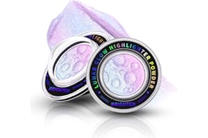 HOSAILY Chameleon Face Highlighter Palette, Multichrome Glitter Shimmer Highlighter Makeup, Holographic Sparkle Color Shifting Inner Corner Eye Highlighter Illuminator, Silky Creamy Mineral Eyeshadow2