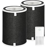 2 Pack O HEPA Replacement Filter for GermGuardian AC5109W AC5109 AC3200 AC3250 Air Purifier, Part # FLT5100, FLT5100PTPC